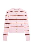 Co Full Needle C-Nk Cardi Pink Tommy Hilfiger
