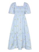 Cheri Fruit Dress Blue A-View