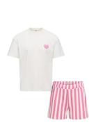 Kogrila Nightwear Top/Shorts Set Jrs Pink Kids Only