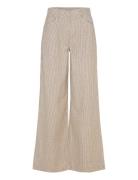 2Nd Benette - Striped Linen Blend Beige 2NDDAY