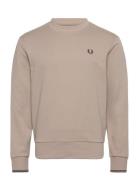 Crew Neck Sweatshirt Beige Fred Perry