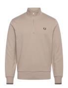Half Zip Sweatshirt Beige Fred Perry