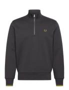 Half Zip Sweatshirt Grey Fred Perry