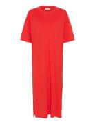 Kaedna 1/2 Sleeve Dress Red Kaffe