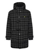 Modular Tartan Duffle Coat Grey Lyle & Scott
