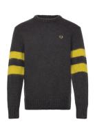 Chunky Tipped S Jmpr Grey Fred Perry