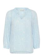Katine Amber Blouse Blue Kaffe