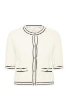 Kacoco Knit Cardigan White Kaffe