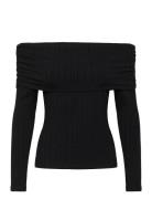 Kaaubree Offshoulder T-Shirt Black Kaffe