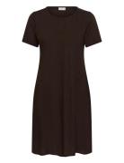 Kamilia Dress Brown Kaffe
