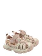 Sandal Mesh W Velcro Pink Mikk-line