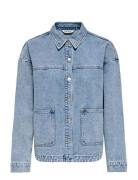 Onllara Ls Dnm Shacket Gua Noos Blue ONLY