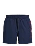 Jpstmaui Wave Logo Swim Shorts Reg Sn Navy Jack & J S