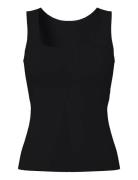 Pclula Sl Reversible Tanktop Jrs Noos Black Pieces