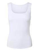 Pclula Sl Reversible Tanktop Jrs Noos White Pieces