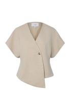 Yascomira Ss Blazer S. Beige YAS