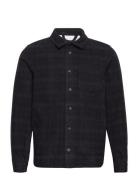 Cfjeux Checked Shacket Navy Casual Friday