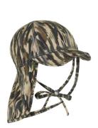 Summerhat Cap Long Neck - Aop Bamboo Patterned Mikk-line