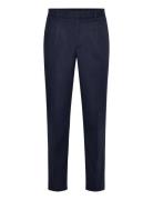 Slim Smart Cot/Lyocell Pants Navy GANT