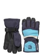 Gore-Tex Atlas Jr - 5 Finger Black Blue Hestra