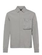 Lightweight Ripstop Overshirt Grey Lyle & Scott