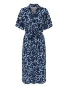 Onlyasmin S/S Shirt Dress Wvn Noos Navy ONLY