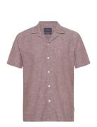 Casual Linen Blend Resort S/Scasual Linen Blend Resort S/S Pink Lindbe...