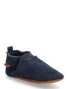 Elastic Slipper Suede Navy En Fant