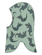 Viscose Elastane Balaclava Aop Green Mikk-line
