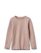T-Shirt L/S Ida Pink Wheat