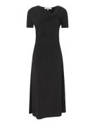 Srella Drape Dress Black Soft Rebels
