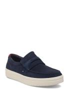 Modern Light Hybrid Suede Loafer Navy Tommy Hilfiger