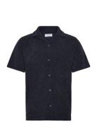 Relaxed Fit Towel Shirt S/S Navy Lindbergh