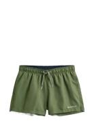 Quick Dry Logo Swim Shorts Khaki GANT