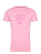 Samuel Reg Cot Vin M Tee Pink VINSON