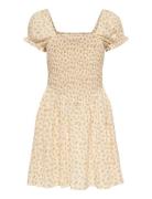 Kogeril Ss Smock Dress Wvn Beige Kids Only