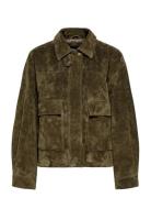Onlkaia Real Suede Jacktet Otw Khaki ONLY