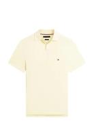 Slub Oxford Pique Reg Polo Yellow Tommy Hilfiger