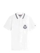 Pique Badge Reg Polo White Tommy Hilfiger