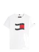 Wavy Flag T-Shirt White Tommy Hilfiger