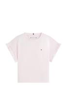 Essential Top Ss Pink Tommy Hilfiger