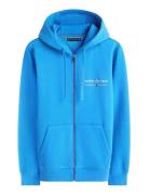 Brand Love Tr Lockup Fz Hoody Blue Tommy Hilfiger