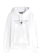 Brand Love Tr Mono Stack Hoody White Tommy Hilfiger