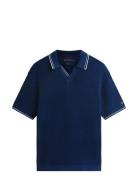 Dc Medium Texture Polo Navy Tommy Hilfiger