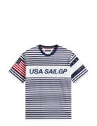 Us Sailgp Marine Stripe Tee Navy Tommy Hilfiger
