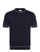 Cotton Modal Ss C-Neck Navy GANT