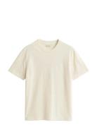 Washed Slub Ss Tshirt Cream GANT