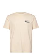 Small Graphic Ss Tshirt Cream GANT