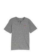 Fine Striped Serafino Grey Tom Tailor