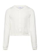Grlina Ls Knit Cardigan White Grunt